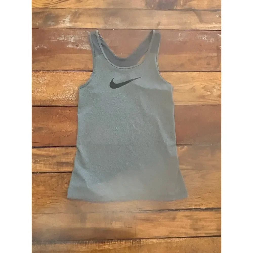 Nike Dri-FIT women's racerback training gray tank Small